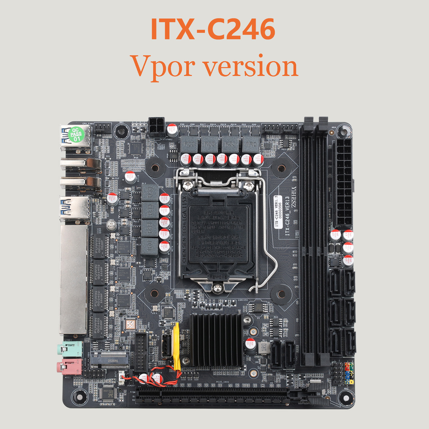 Nas Motherboard 8 Sata Mini Itx - C246 Mini-ITX Motherboard 8 Bay NAS
