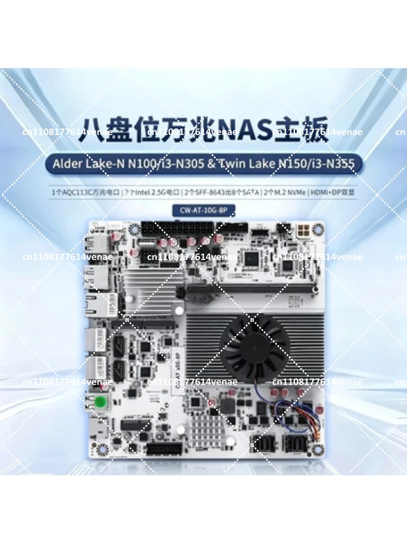 NAS Motherboard 8-Bay with N10 - Nas Motherboard 8 Sata Mini Itx review and price