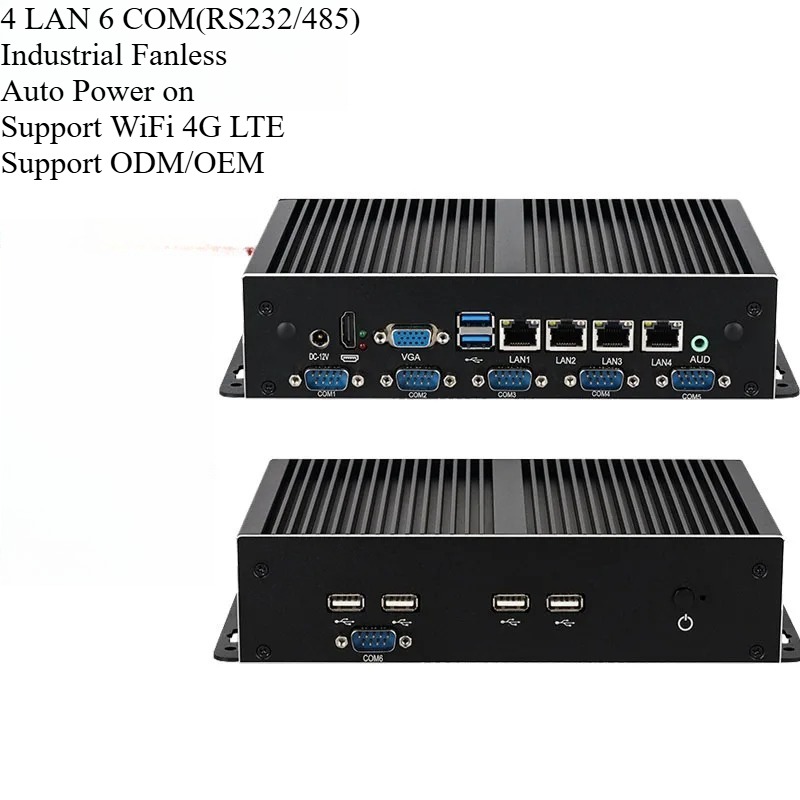 Fanless Industrial Mini PC Cor - Fanless Industrial Pc Rs485 Core I7 review and price